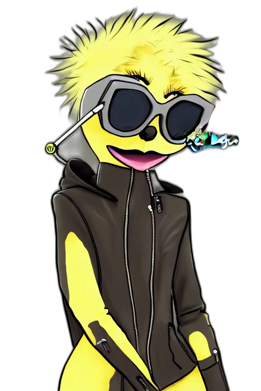 jacket, staff, cartoon, concept art transparent PNG cut-out