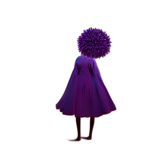 dress, umbrella, hair, flower transparent PNG cut-out