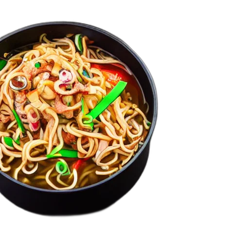 food, 3d render, photorealistic, pot transparent PNG cut-out
