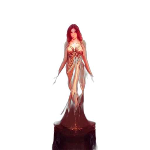 dress, concept art, fantasy art, 3d render transparent PNG cut-out