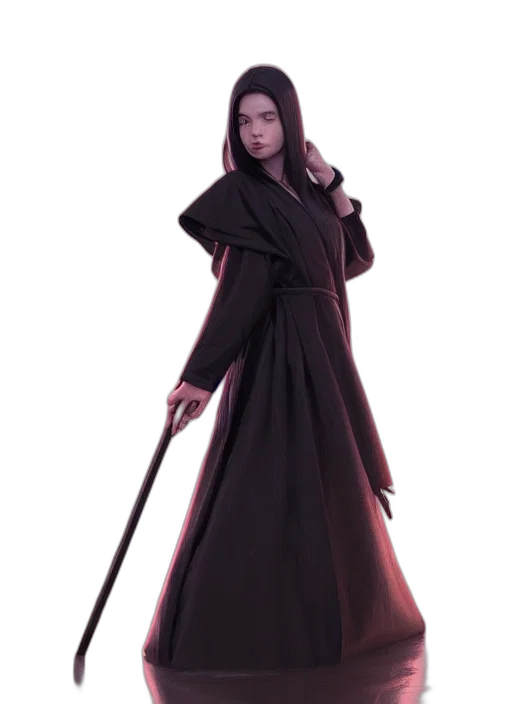 staff, dress, sword, umbrella transparent PNG cut-out