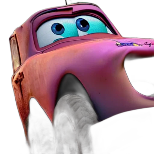 car, robot, face, creature transparent PNG cut-out