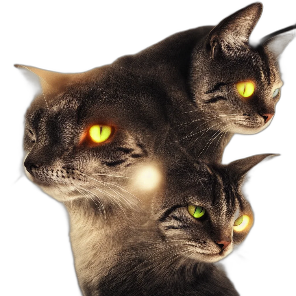 animal, photorealistic, 3d render, concept art transparent PNG cut-out