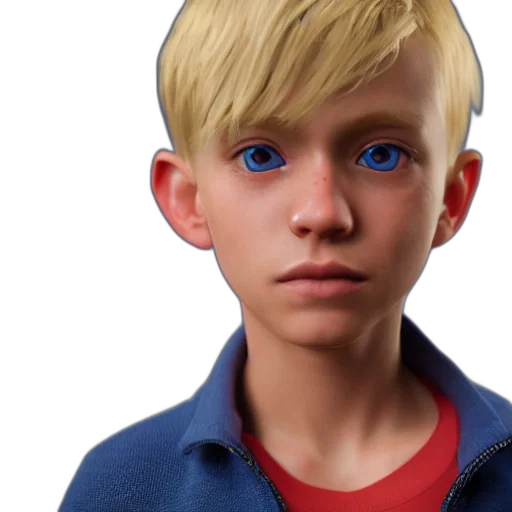 face, 3d render, photorealistic, concept art transparent PNG cut-out