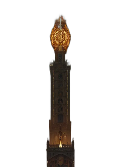 staff, building, crown, jewelry transparent PNG cut-out