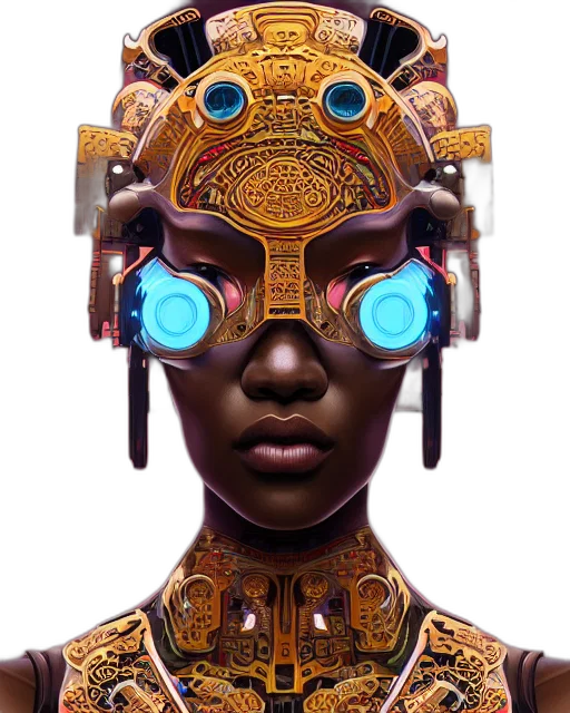 robot, mask, face, jewelry transparent PNG cut-out