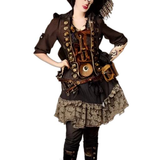 dress, staff, fantasy art, girl transparent PNG cut-out
