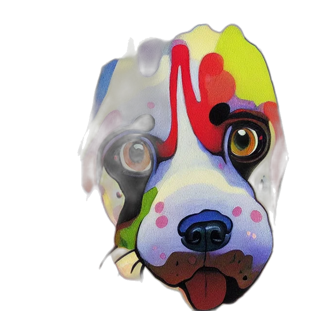 mask, face, animal, 3d render transparent PNG cut-out