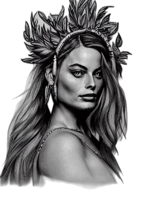 crown, hair, face, mask transparent PNG cut-out
