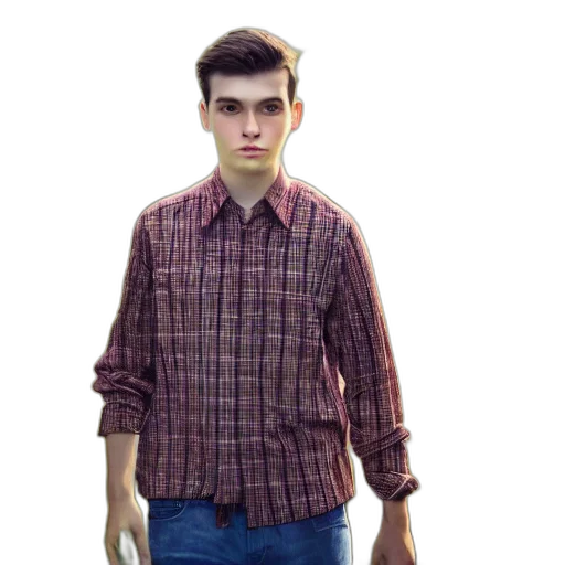 jacket, creature, face, robot transparent PNG cut-out