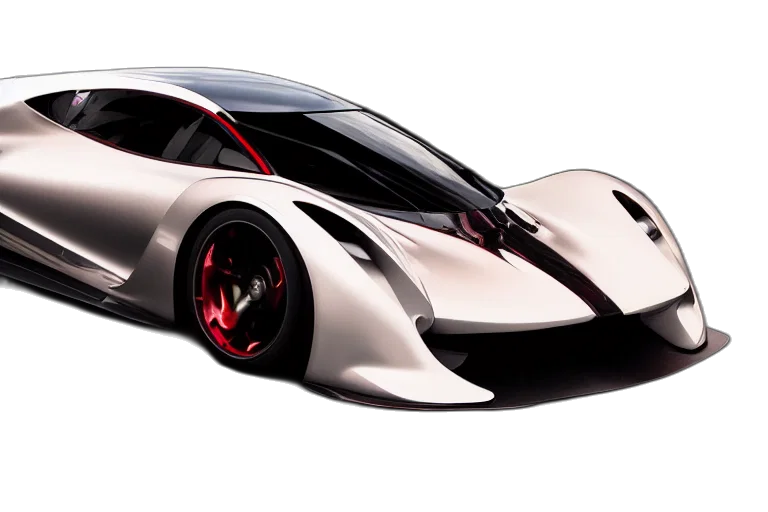 car, 3d render, concept art, photorealistic transparent PNG cut-out