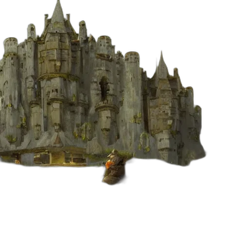 crown, building, hat, weapon transparent PNG cut-out
