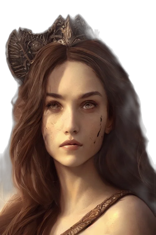face, dragon, crown, jewelry transparent PNG cut-out