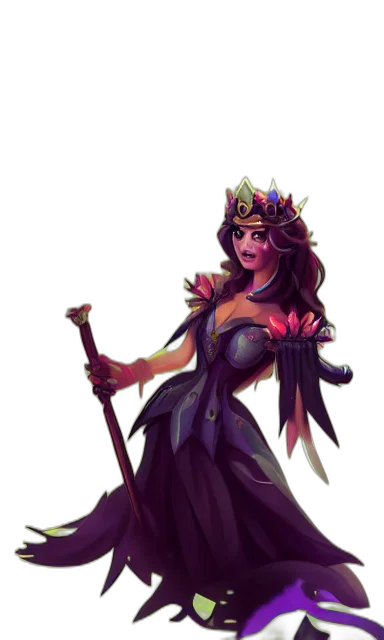 crown, staff, fantasy art, concept art transparent PNG cut-out