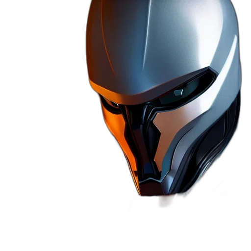 mask, robot, face, 3d render transparent PNG cut-out
