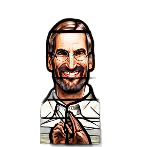 staff, cartoon, pixel art, photorealistic transparent PNG cut-out