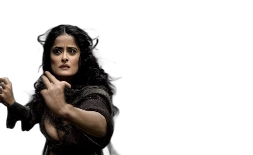 epic, photo, salma, hayek transparent PNG cut-out