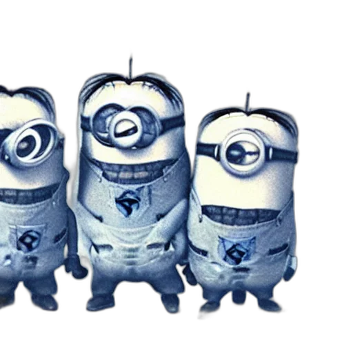 concept art, 3d render, cartoon, minions transparent PNG cut-out