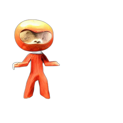 robot, mask, creature, staff transparent PNG cut-out