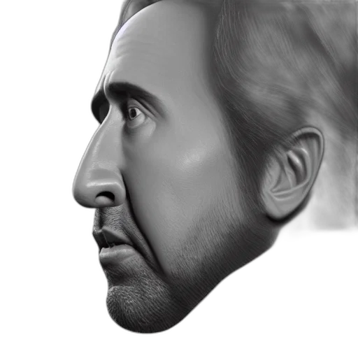 face, hair, mask, photorealistic transparent PNG cut-out