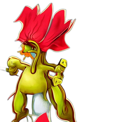 dragon, staff, crown, creature transparent PNG cut-out
