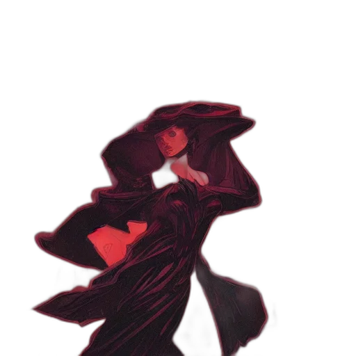 dress, mask, hat, creature transparent PNG cut-out