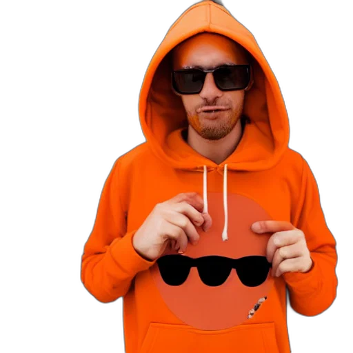 jacket, hat, staff, mask transparent PNG cut-out
