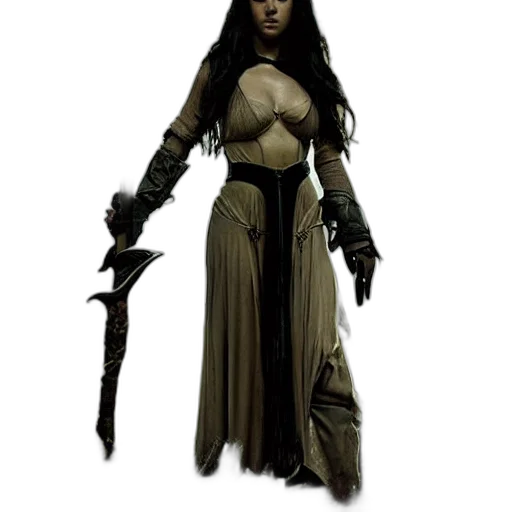 staff, dress, concept art, fantasy art transparent PNG cut-out