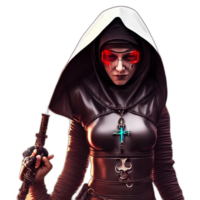 staff, mask, cyberpunk, concept art transparent PNG cut-out