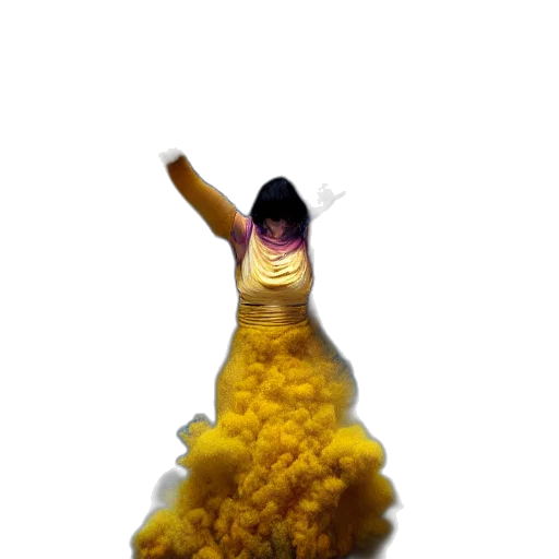 dress, animal, creature, hair transparent PNG cut-out