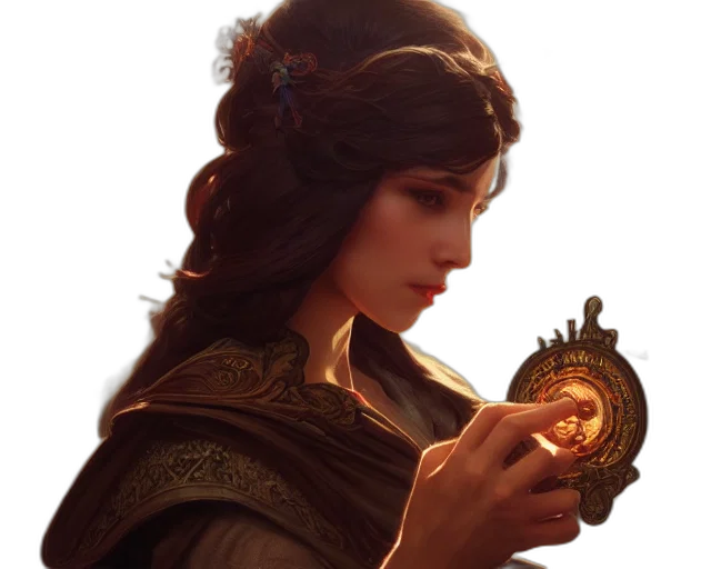crown, jewelry, face, staff transparent PNG cut-out