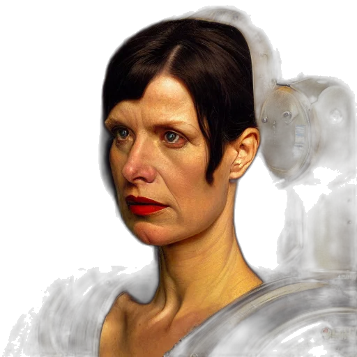 face, robot, photorealistic, concept art transparent PNG cut-out