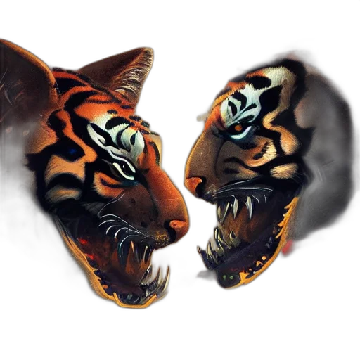 mask, animal, creature, fantasy art transparent PNG cut-out