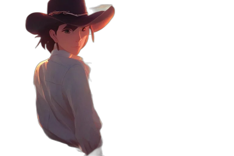 hat, weapon, jacket, staff transparent PNG cut-out