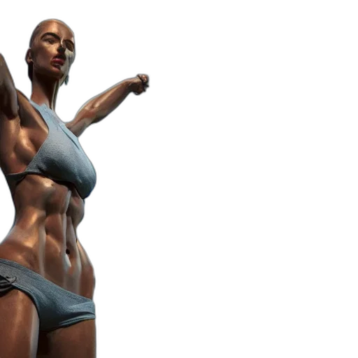 3d render, concept art, photorealistic, fantasy art transparent PNG cut-out