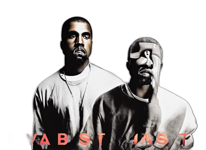 photorealistic, concept art, kanye, west transparent PNG cut-out