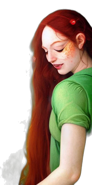 face, hair, dress, mask transparent PNG cut-out