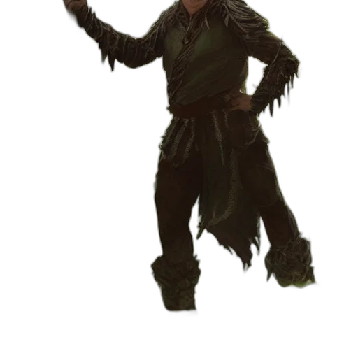 staff, dragon, jacket, creature transparent PNG cut-out