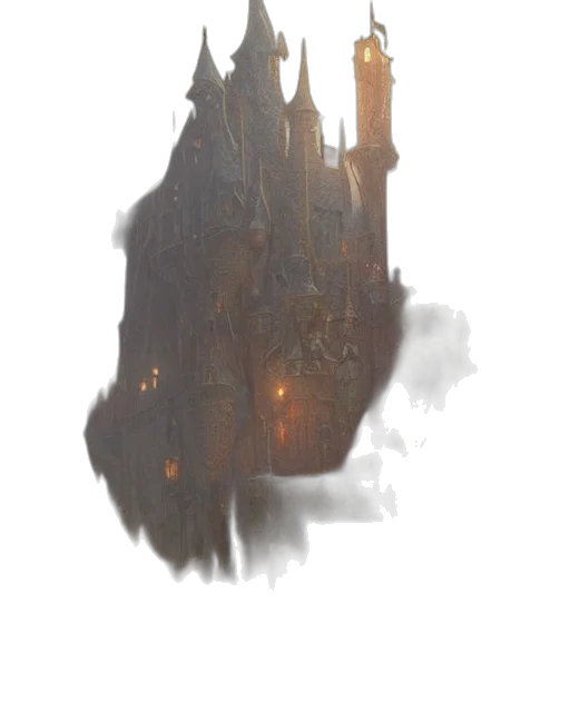 crown, sword, dragon, staff transparent PNG cut-out