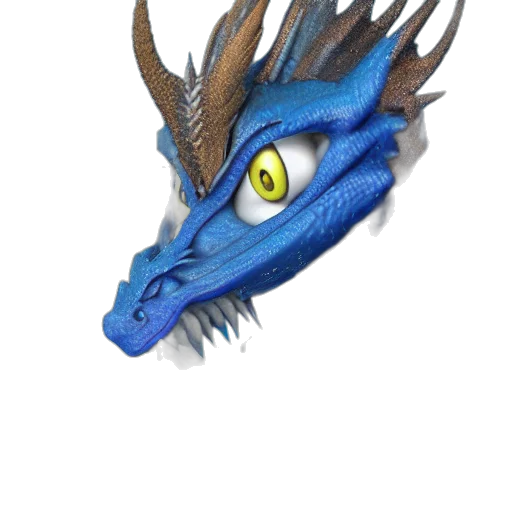 dragon, creature, mask, animal transparent PNG cut-out