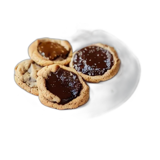 food, photorealistic, pouring, brownish transparent PNG cut-out