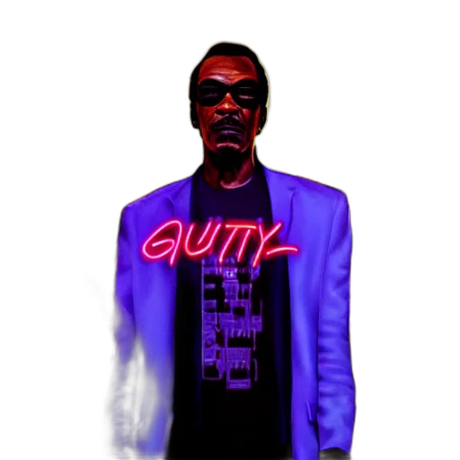 jacket, vaporwave, pixel art, 3d render transparent PNG cut-out
