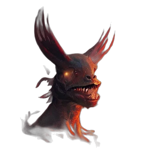 dragon, creature, mask, face transparent PNG cut-out
