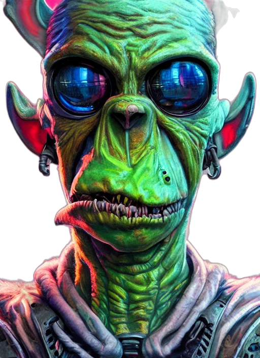mask, face, creature, staff transparent PNG cut-out