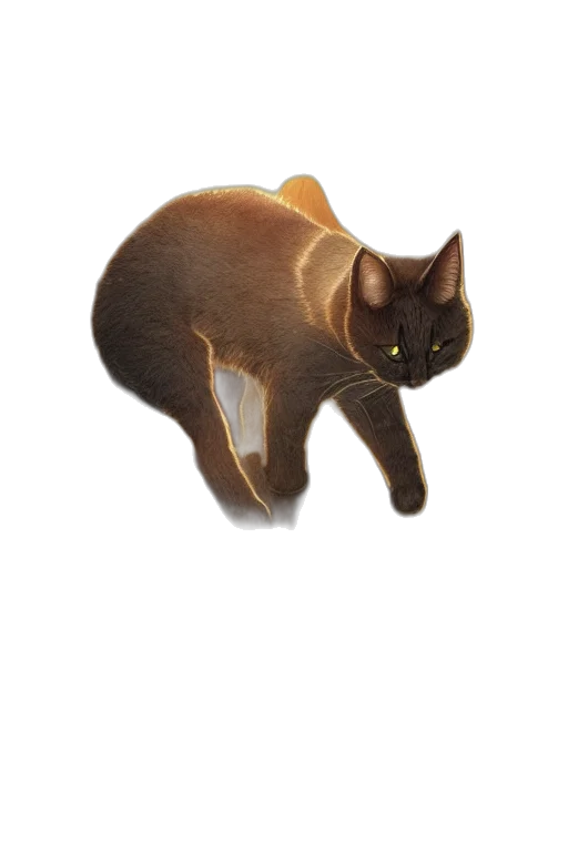 animal, creature, staff, weapon transparent PNG cut-out