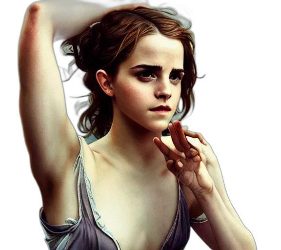 dress, jewelry, photorealistic, fantasy art transparent PNG cut-out