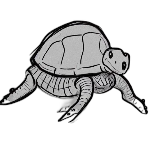 animal, creature, concept art, pencil sketch transparent PNG cut-out