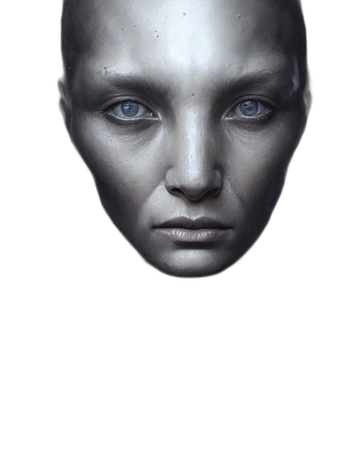 face, mask, robot, crown transparent PNG cut-out