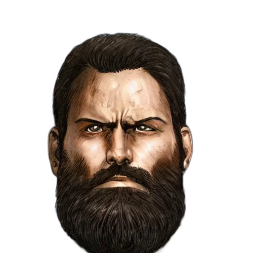 face, staff, mask, photorealistic transparent PNG cut-out