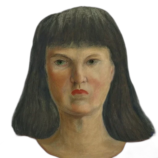 face, mask, hair, crown transparent PNG cut-out